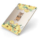 Personalised Norwich Terrier Apple iPad Case on Gold iPad Side View