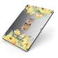 Personalised Norwich Terrier Apple iPad Case on Grey iPad Side View