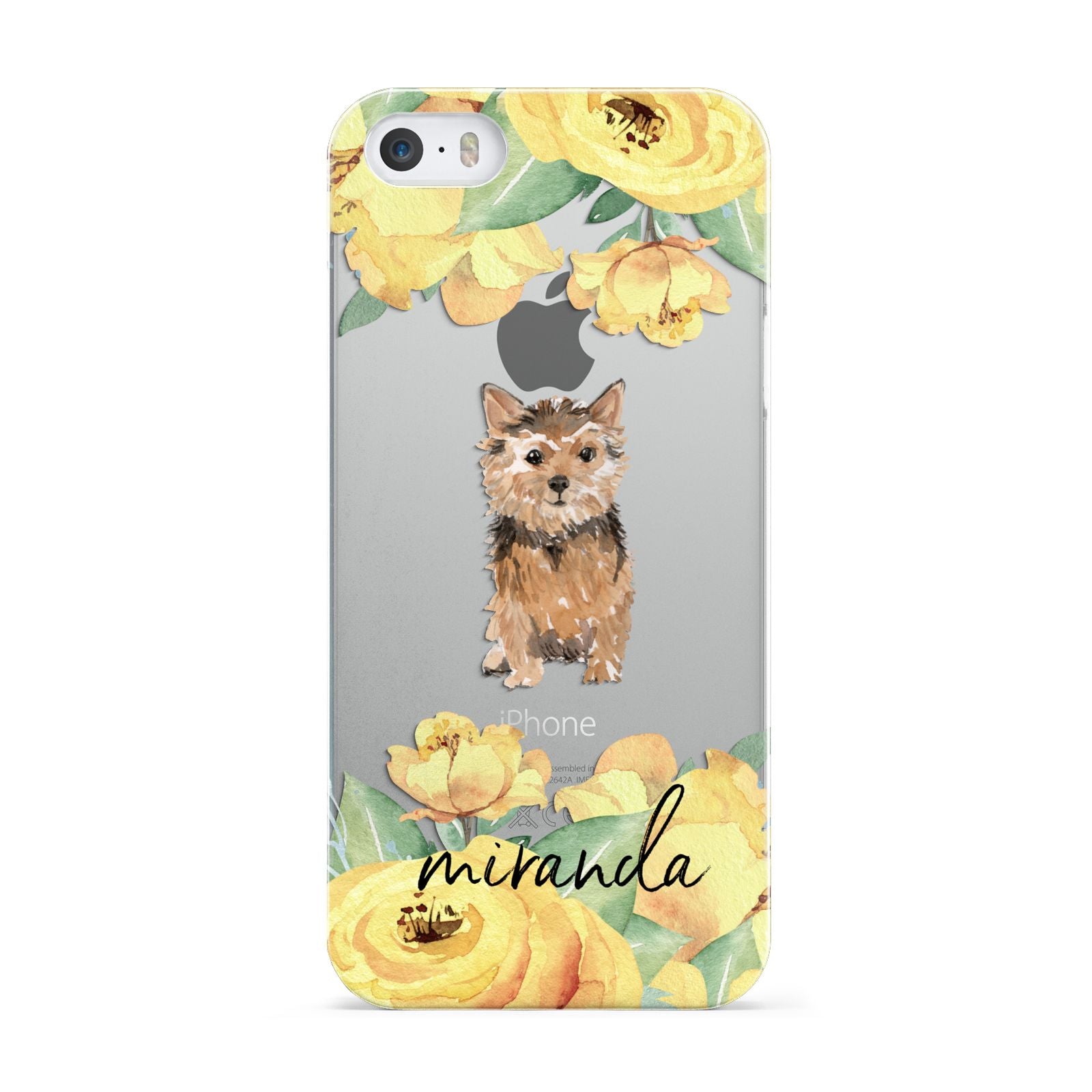 Personalised Norwich Terrier Apple iPhone 5 Case