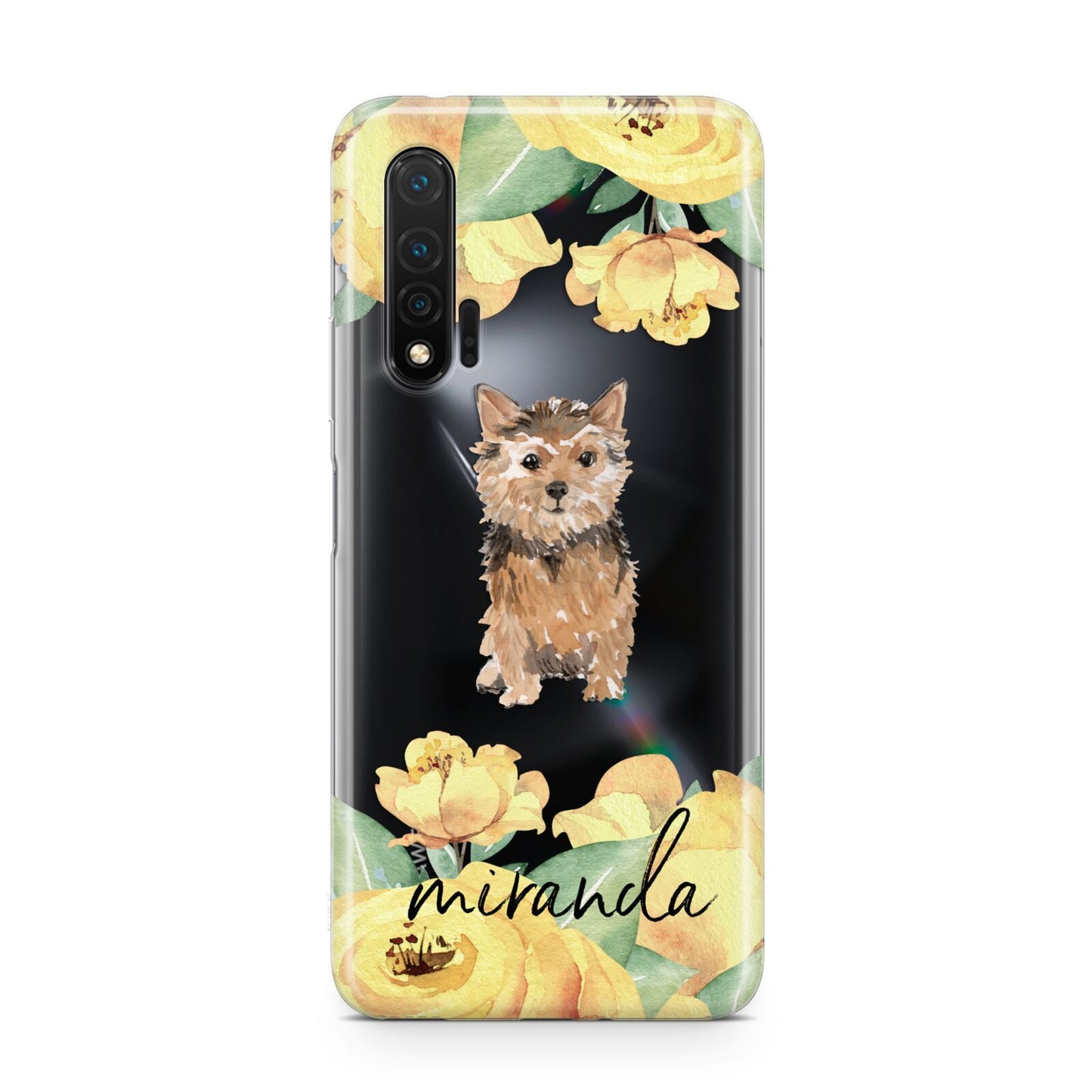 Personalised Norwich Terrier Huawei Nova 6 Phone Case