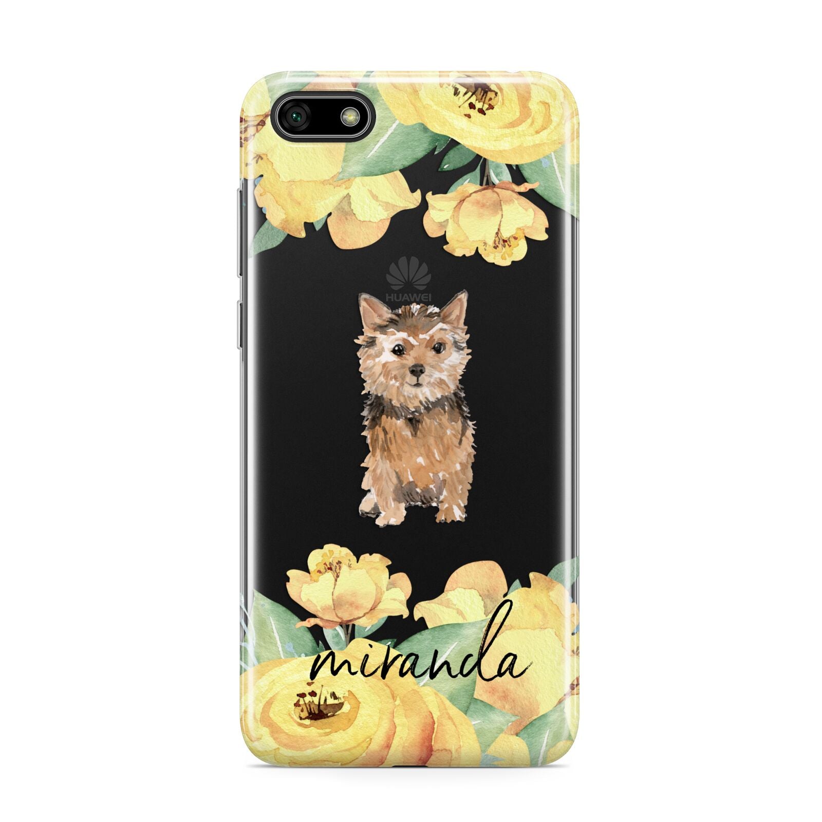 Personalised Norwich Terrier Huawei Y5 Prime 2018 Phone Case