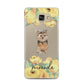 Personalised Norwich Terrier Samsung Galaxy A5 2016 Case on gold phone