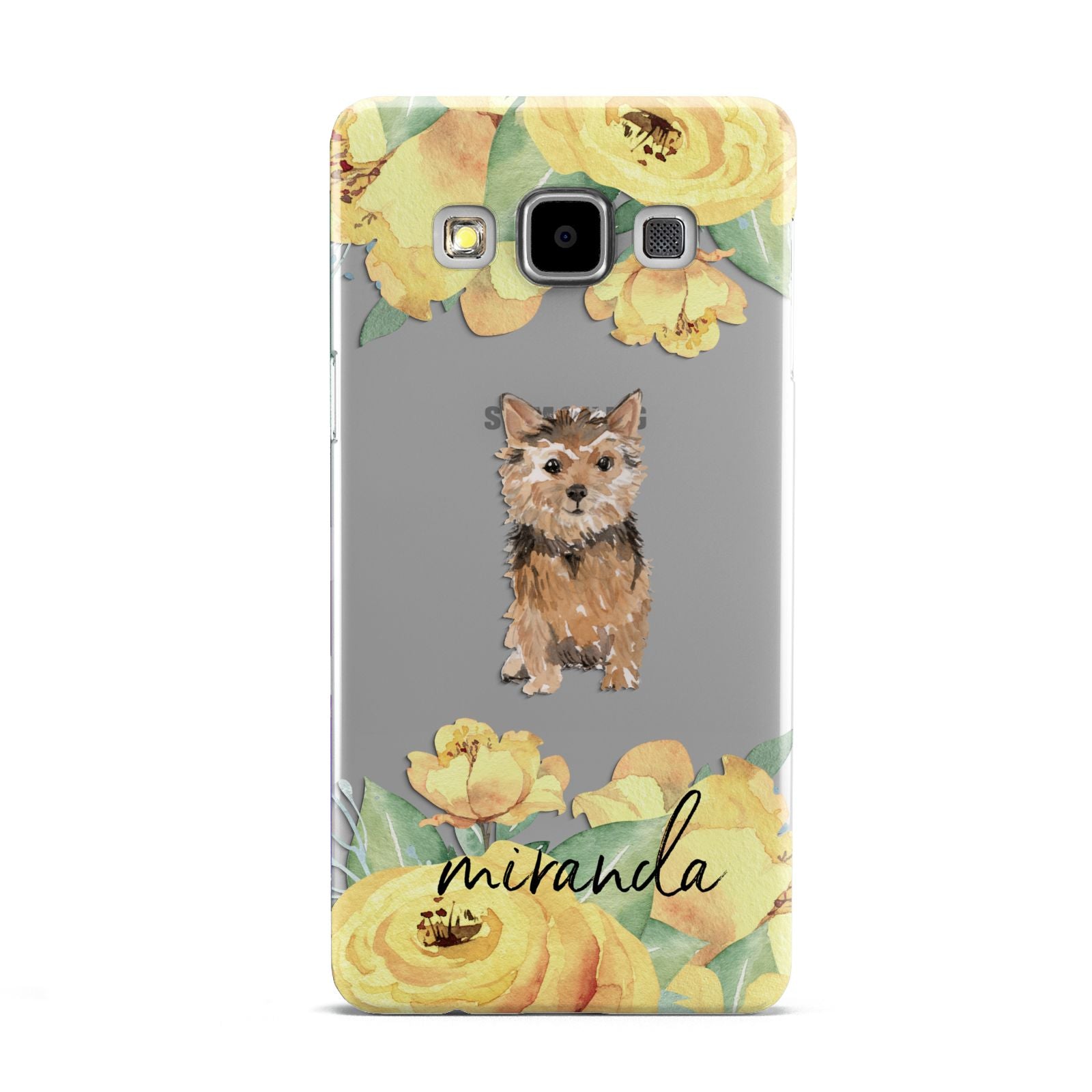 Personalised Norwich Terrier Samsung Galaxy A5 Case