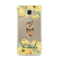 Personalised Norwich Terrier Samsung Galaxy A9 2016 Case on gold phone
