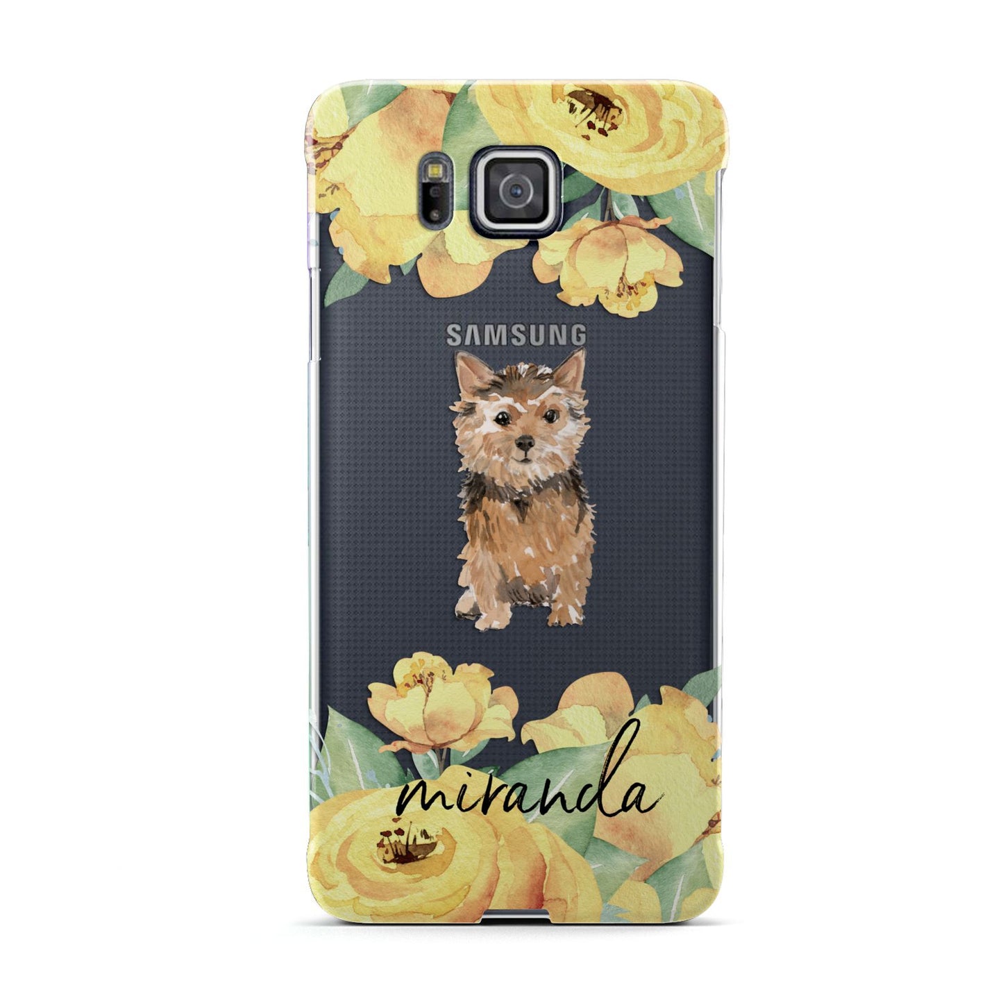 Personalised Norwich Terrier Samsung Galaxy Alpha Case