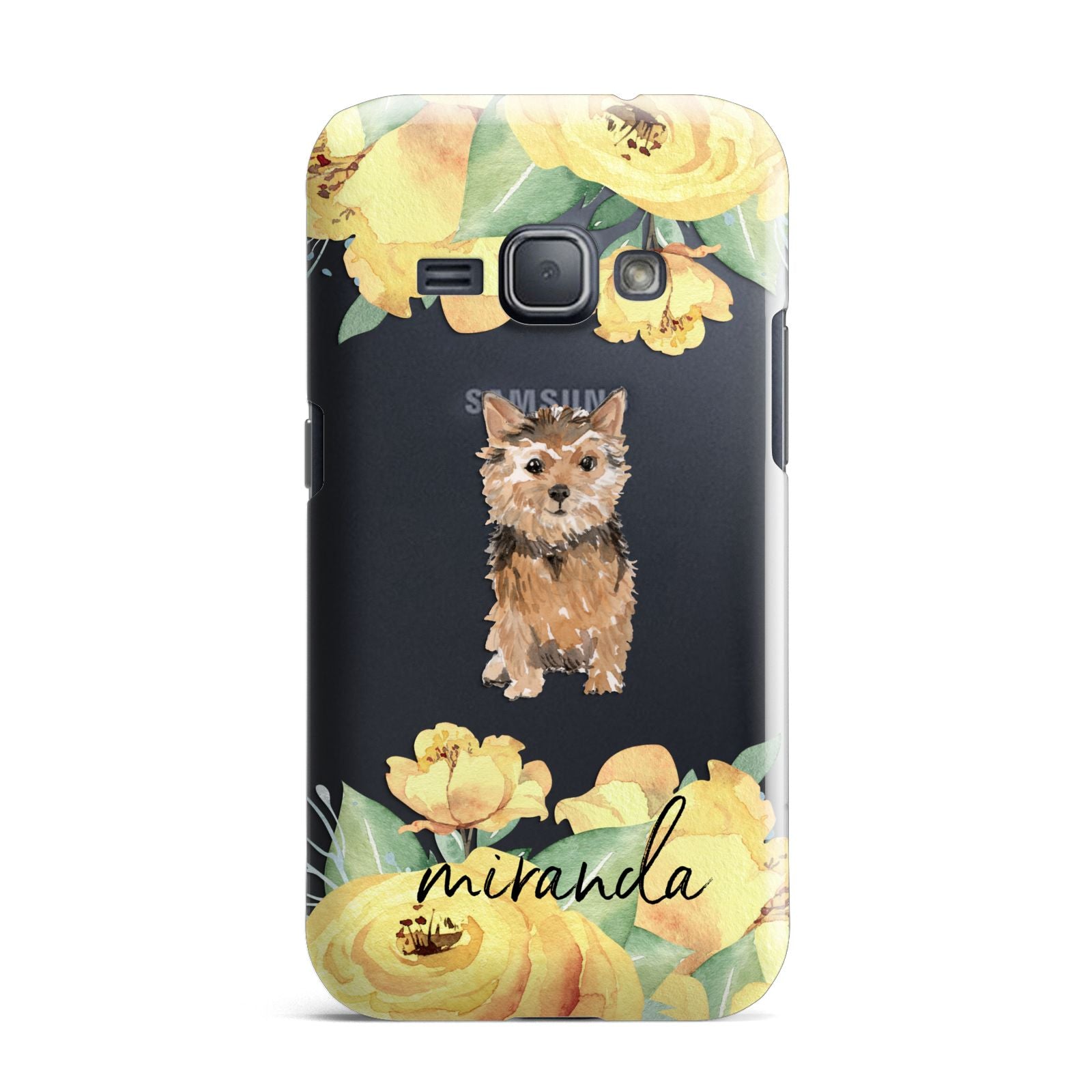 Personalised Norwich Terrier Samsung Galaxy J1 2016 Case