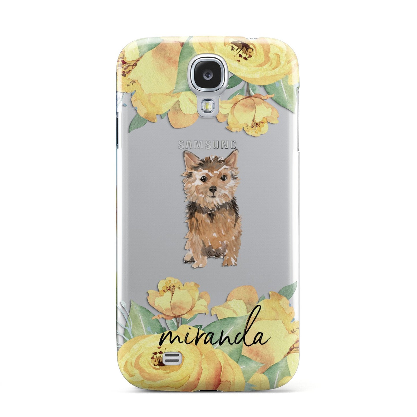 Personalised Norwich Terrier Samsung Galaxy S4 Case