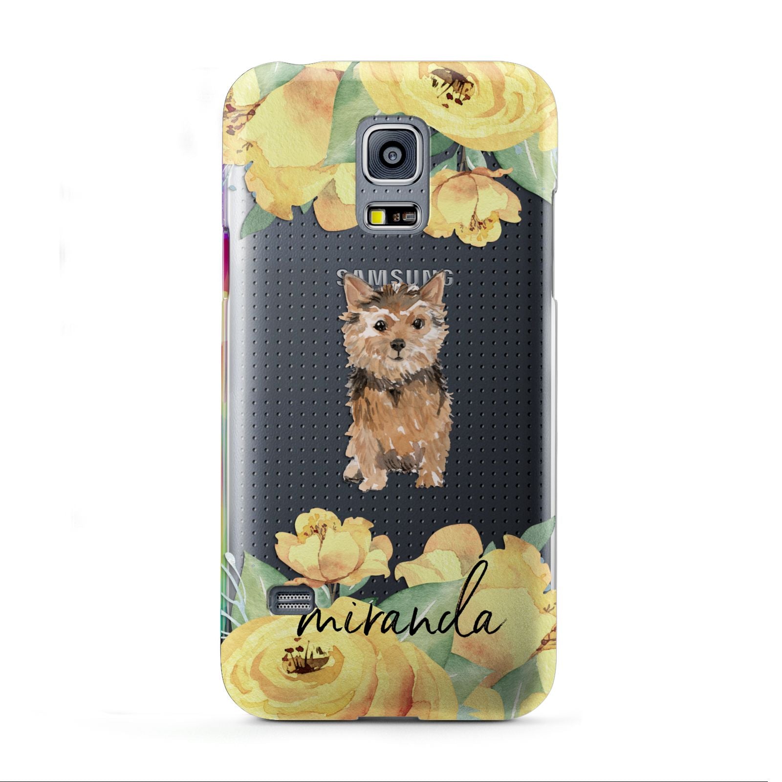 Personalised Norwich Terrier Samsung Galaxy S5 Mini Case