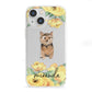 Personalised Norwich Terrier iPhone 13 Mini Clear Bumper Case
