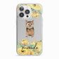 Personalised Norwich Terrier iPhone 13 Pro TPU Impact Case with White Edges