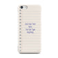 Personalised Notepad Apple iPhone 5c Case