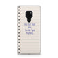 Personalised Notepad Huawei Mate 20 Phone Case