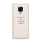 Personalised Notepad Huawei Mate 20X Phone Case