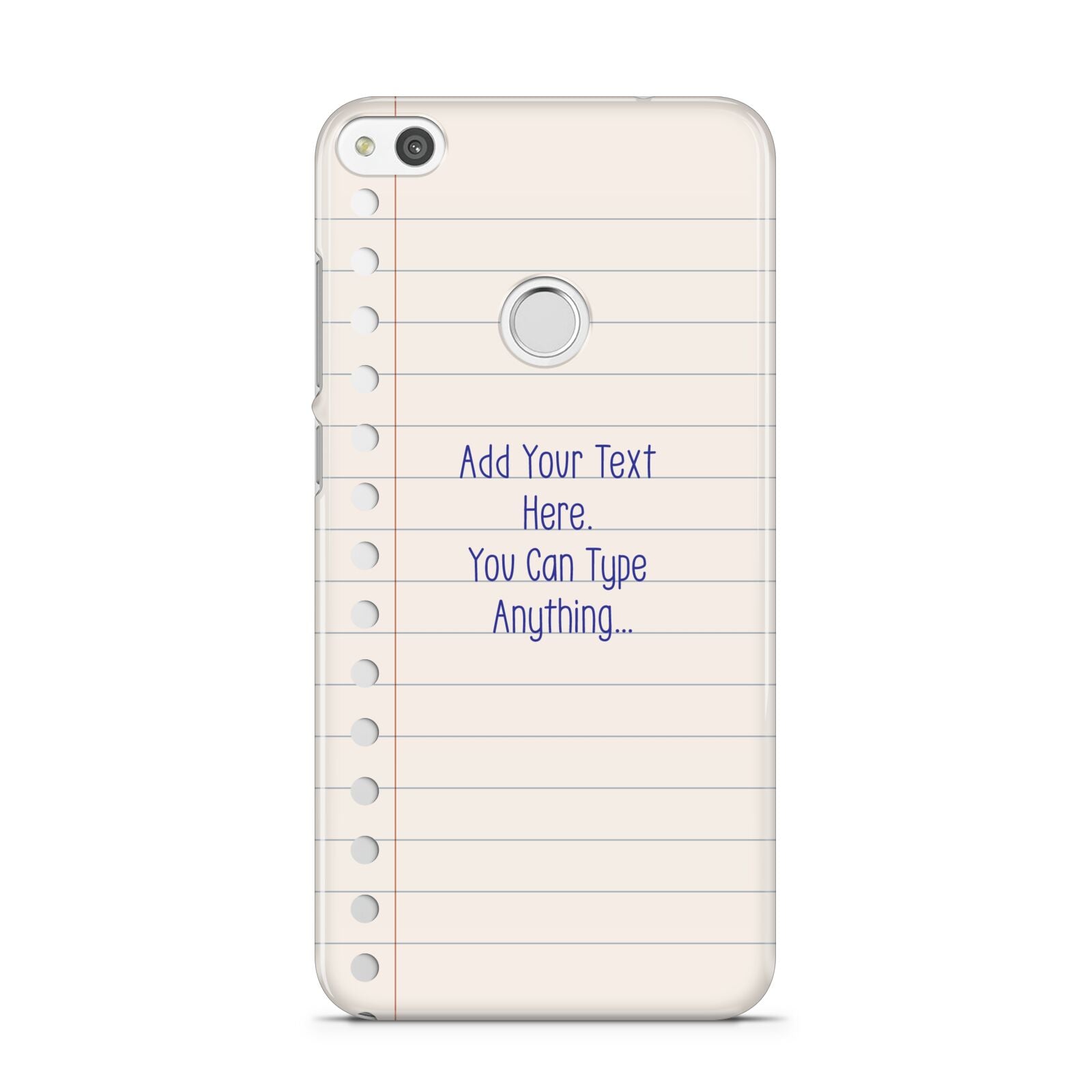Personalised Notepad Huawei P8 Lite Case