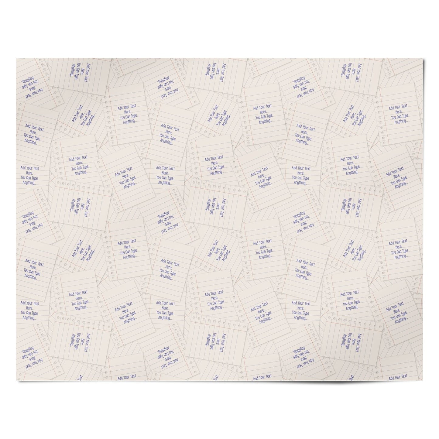 Personalised Notepad Personalised Wrapping Paper Alternative