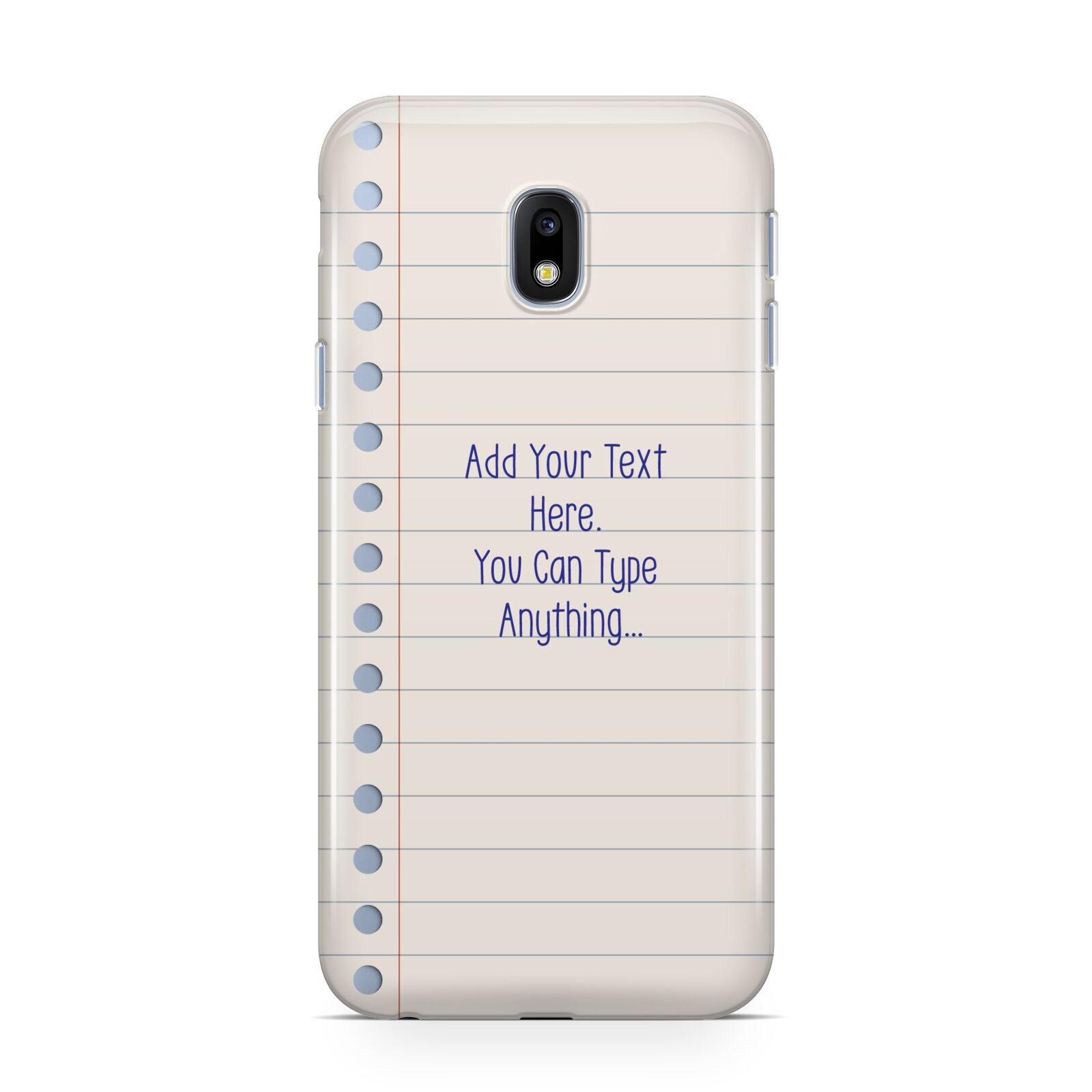 Personalised Notepad Samsung Galaxy J3 2017 Case