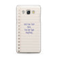 Personalised Notepad Samsung Galaxy J5 2016 Case