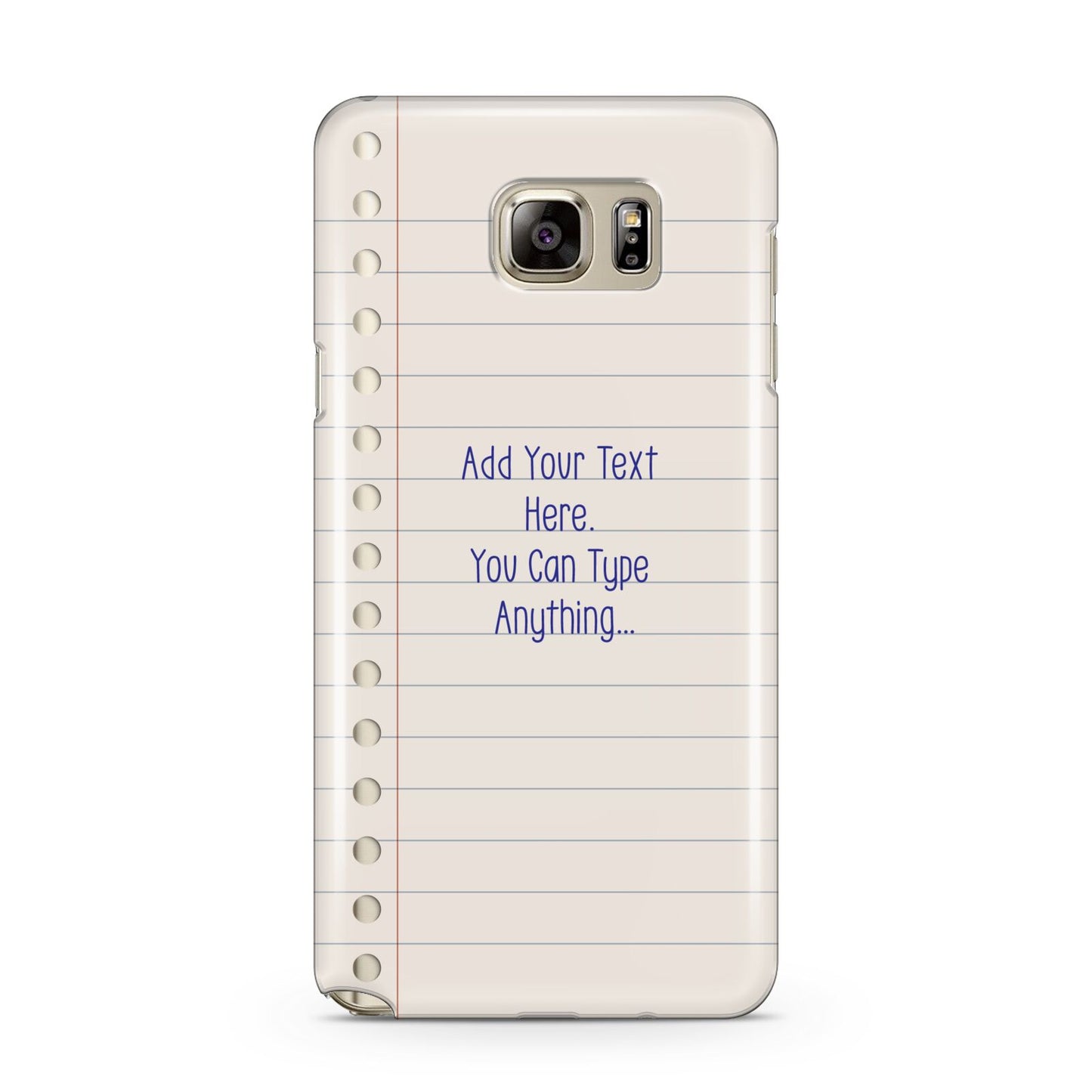 Personalised Notepad Samsung Galaxy Note 5 Case