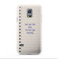 Personalised Notepad Samsung Galaxy S5 Mini Case