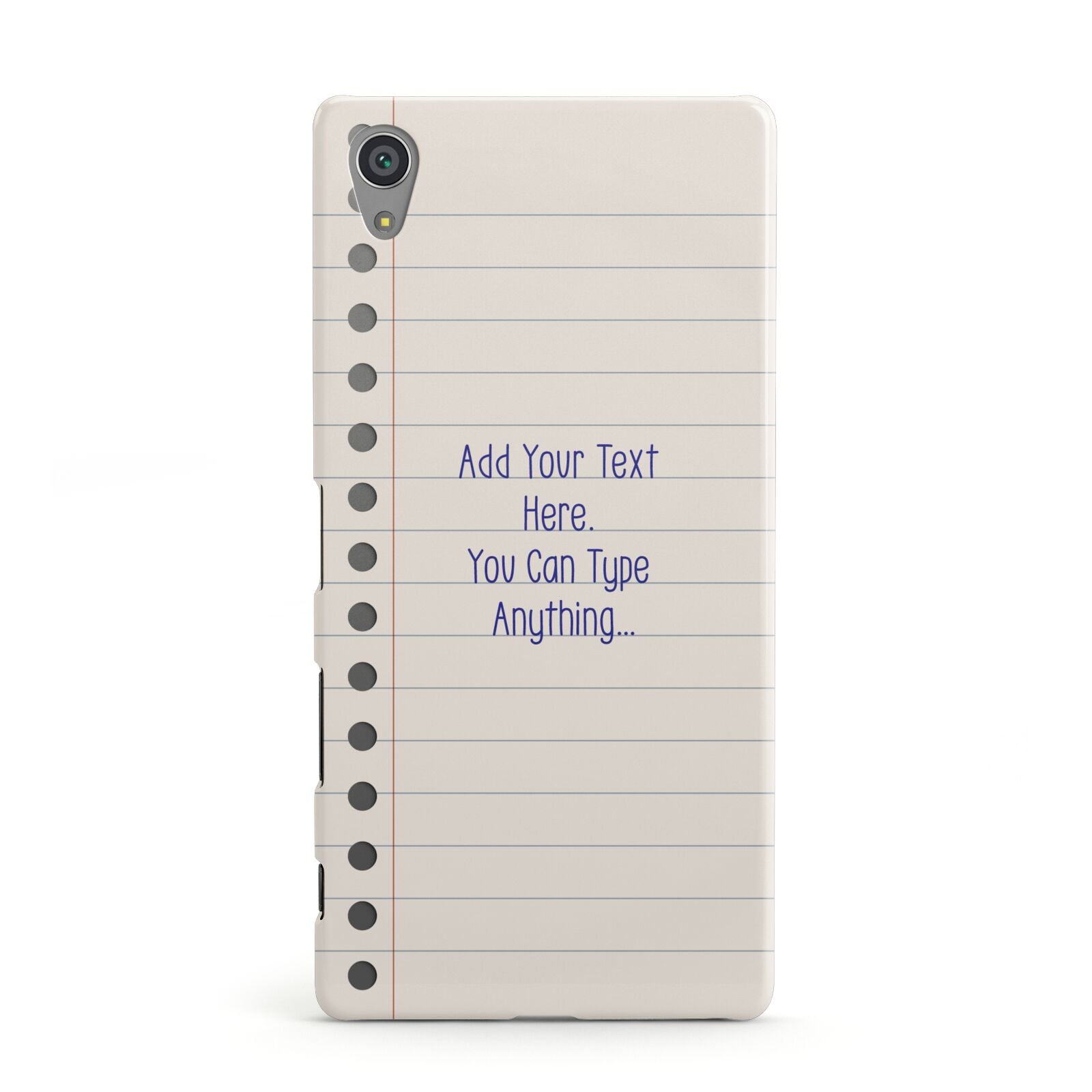Personalised Notepad Sony Case – Dyefor