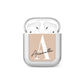Personalised Nude Colour Initial AirPods Case
