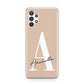 Personalised Nude Colour Initial Samsung A32 5G Case