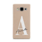 Personalised Nude Colour Initial Samsung Galaxy A5 Case