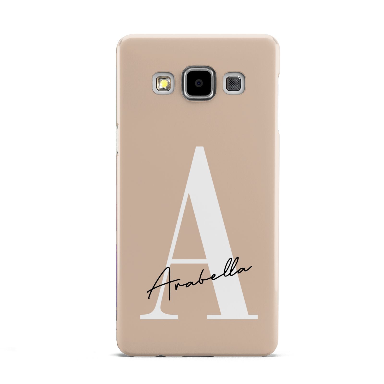 Personalised Nude Colour Initial Samsung Galaxy A5 Case