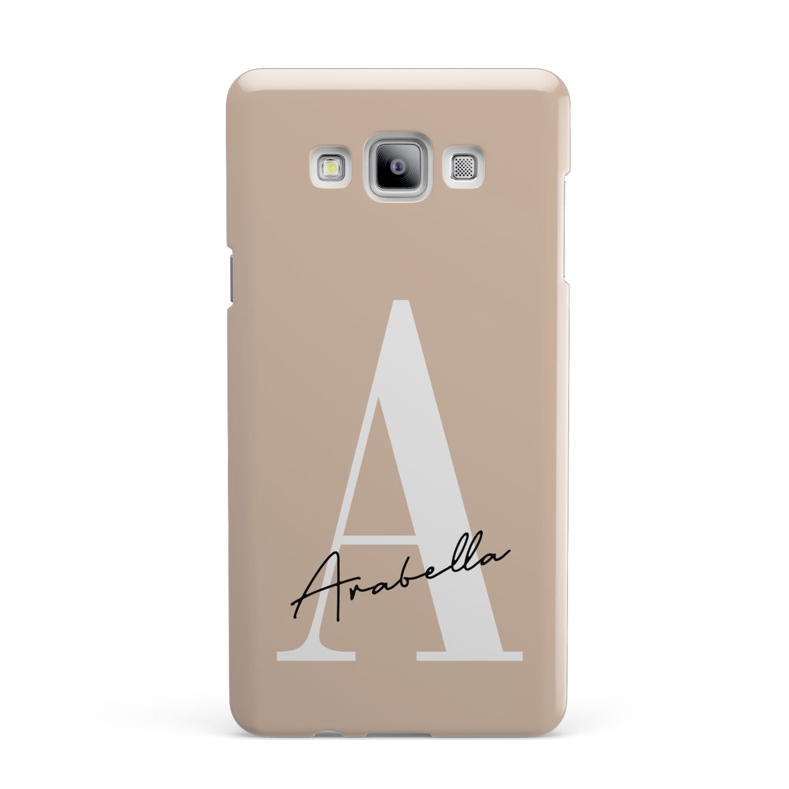 Personalised Nude Colour Initial Samsung Galaxy A7 2015 Case