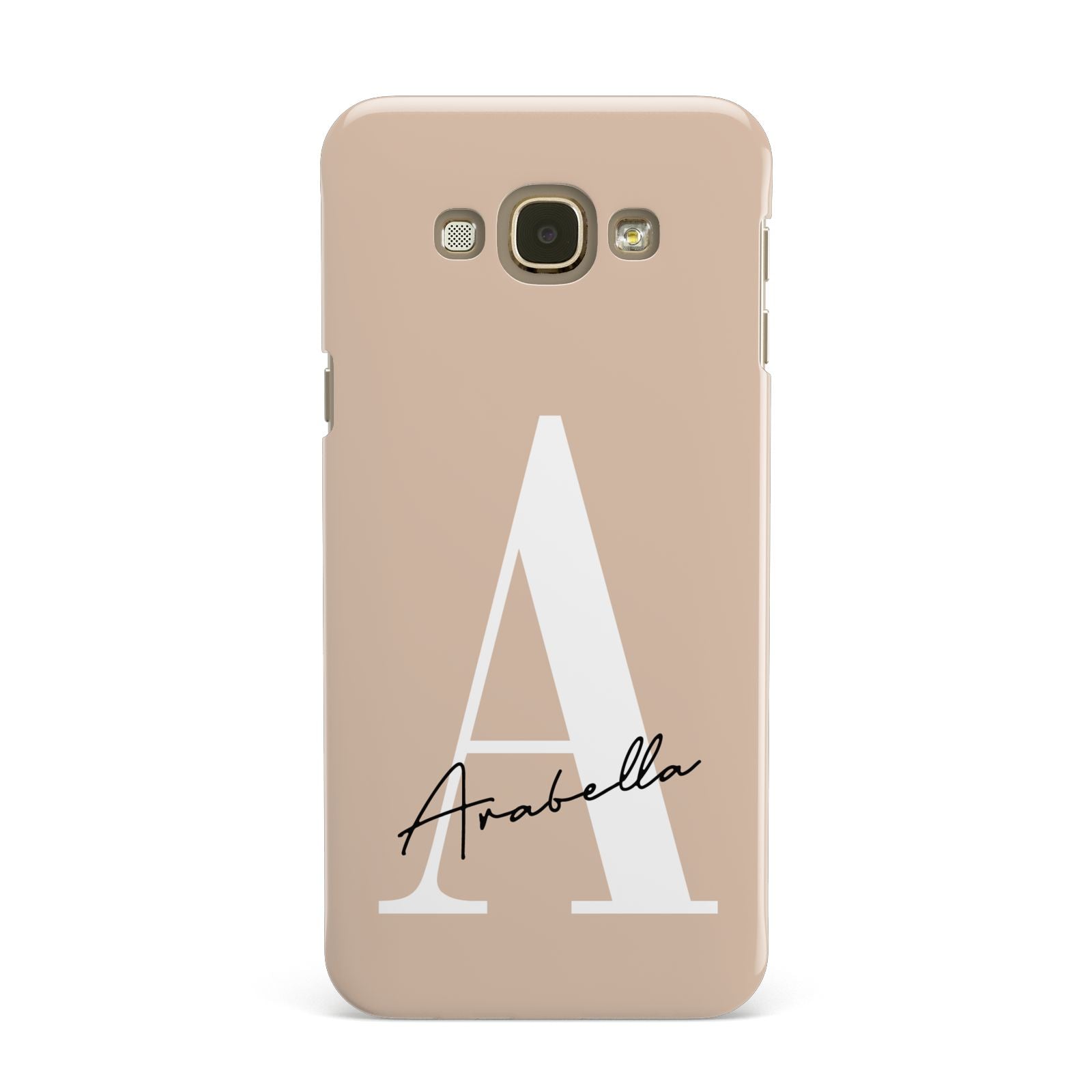 Personalised Nude Colour Initial Samsung Galaxy A8 Case