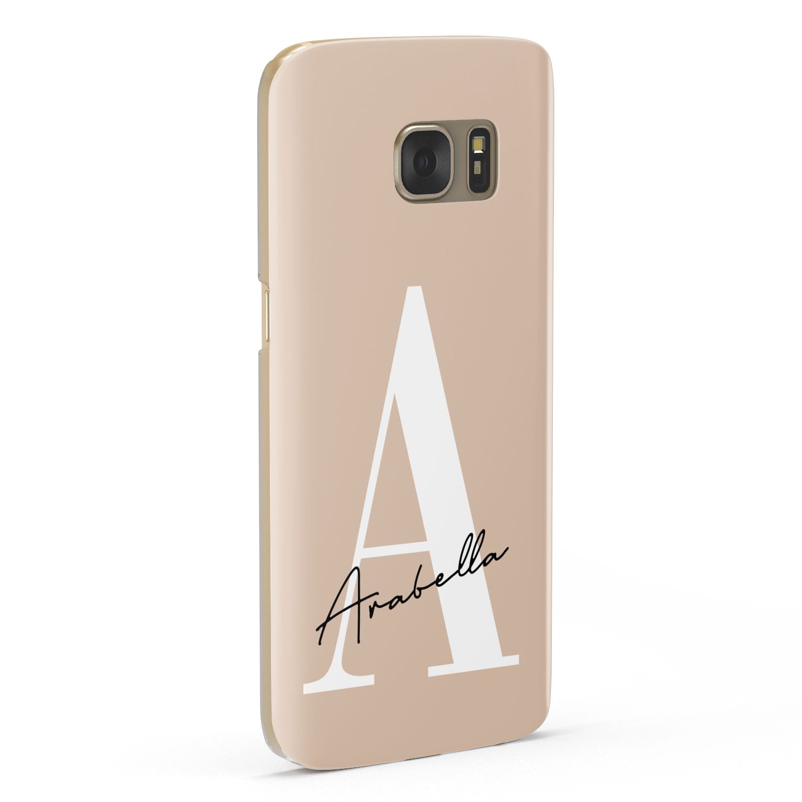 Personalised Nude Colour Initial Samsung Galaxy Case Fourty Five Degrees