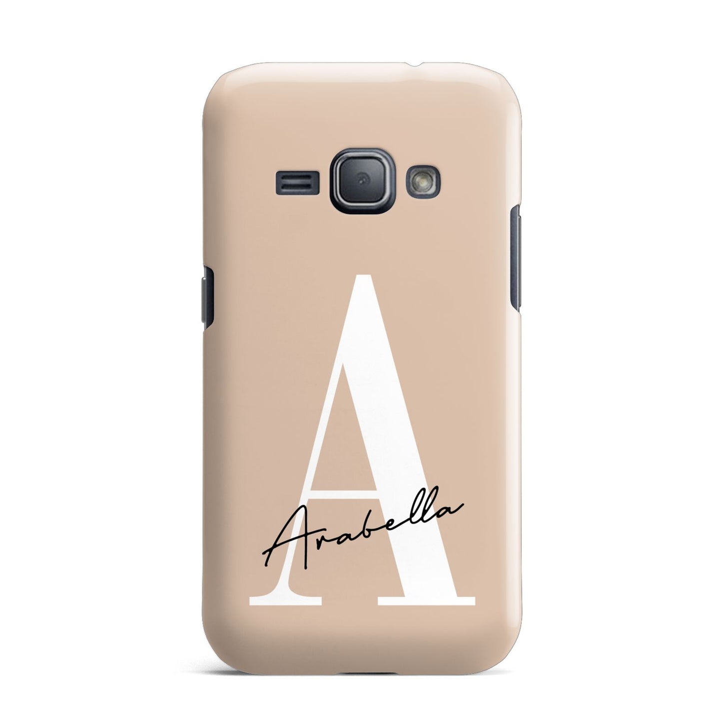Personalised Nude Colour Initial Samsung Galaxy J1 2016 Case