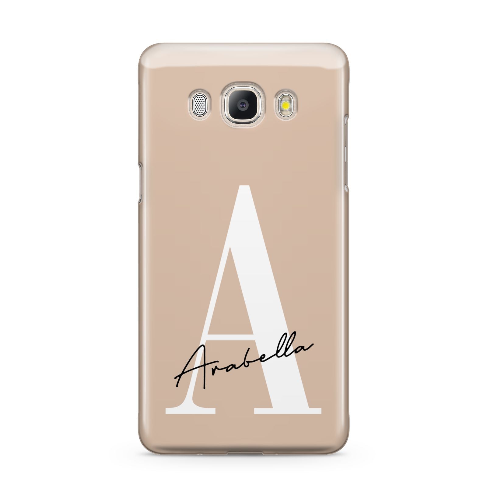Personalised Nude Colour Initial Samsung Galaxy J5 2016 Case