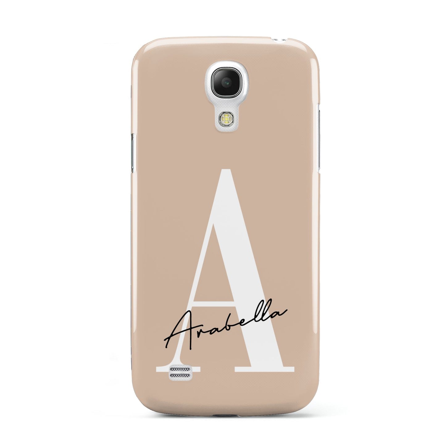 Personalised Nude Colour Initial Samsung Galaxy S4 Mini Case