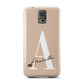 Personalised Nude Colour Initial Samsung Galaxy S5 Case