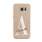Personalised Nude Colour Initial Samsung Galaxy S6 Case