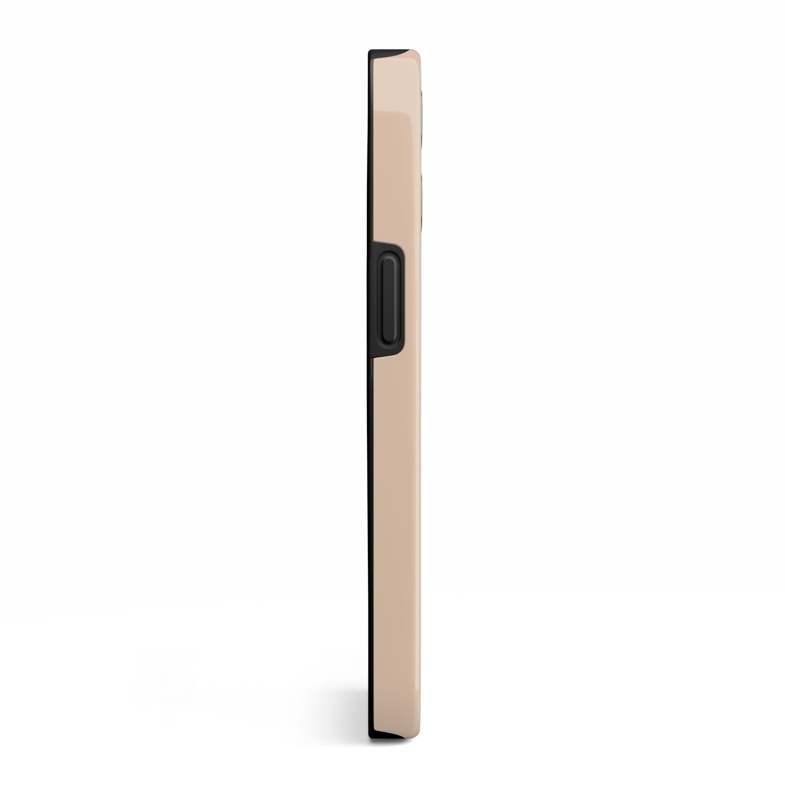 Personalised Nude Colour Initial iPhone 13 Pro Side Image 3D Tough Case