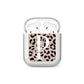 Personalised Nude Colour Leopard Print AirPods Case