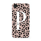 Personalised Nude Colour Leopard Print Apple iPhone 4s Case
