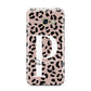 Personalised Nude Colour Leopard Print Samsung Galaxy A3 2017 Case on gold phone