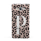 Personalised Nude Colour Leopard Print Samsung Galaxy A7 2015 Case