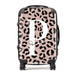 Personalised Nude Colour Leopard Print Suitcase