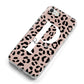 Personalised Nude Colour Leopard Print iPhone 8 Bumper Case on Silver iPhone Alternative Image