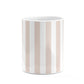 Personalised Nude Colour White Striped 10oz Mug Alternative Image 7