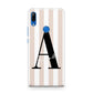 Personalised Nude Colour White Striped Huawei P Smart Z