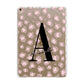 Personalised Nude Pink Leopard Apple iPad Gold Case