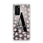 Personalised Nude Pink Leopard Huawei P40 Phone Case