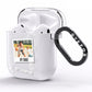 Personalised Number 1 Dad AirPods Clear Case Side Image