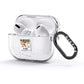 Personalised Number 1 Dad AirPods Glitter Case 3rd Gen Side Image