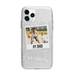 Personalised Number 1 Dad Apple iPhone 11 Pro in Silver with Bumper Case